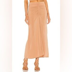 Elegant Tan Evening Gown